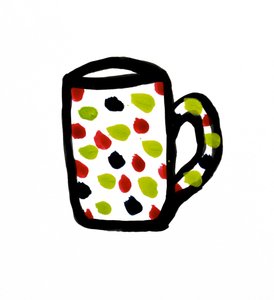 Mug, 2017 (indiafärg och tusch på papper)