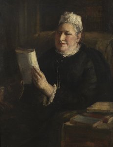 Porträtt av Hon. Mrs Adams, ca 1900 (olja på duk)