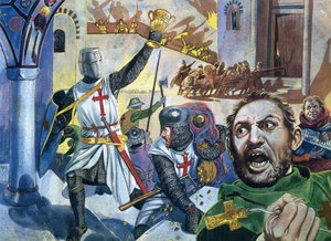 Korsfarare plundrar Konstantinopel