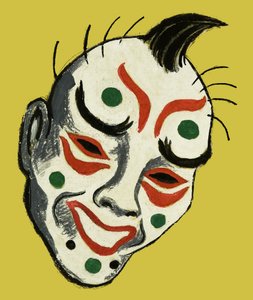 Japansk teatermask av Dan Escott