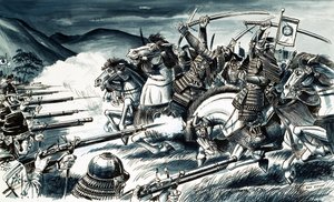 Slaget vid Nagashino år 1575 av Dan Escott