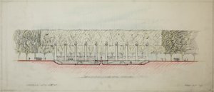 Potomac Round Point, Washington D.C., avsnittsskiss, 1909. av Daniel Burnham