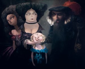 Förslaget, från Bluebeard av Charles Perrault (1628-1703)
