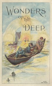 "Djupets underverk", reklam för Scotts emulsion av torskleverolja med hypofosfiter, 1895 av Daniel Carter Beard