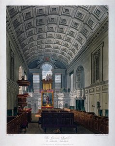 Interiörvy av Chapel Royal i St James