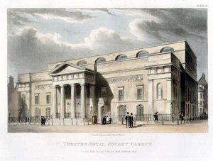 Theatre Royal, Covent Garden, i London, designad av Robert Smirke 1809