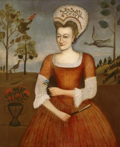 Catharine Hendrickson, ca 1770 av Daniel Hendrickson