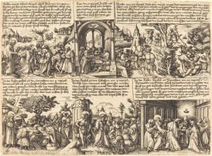 Jesus Kristus ger missionen till apostlarna och andra scener i Nya testamentet
