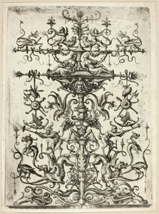 Prydnad med arabesker, 1526/30, tryckt 1684