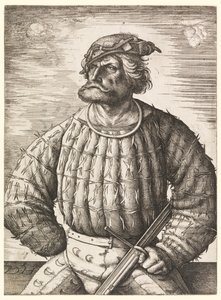 Porträtt av Conrad von der Rosen av Daniel Hopfer