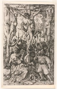 Golgata, ca. 1520. av Daniel Hopfer