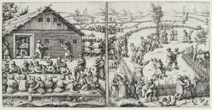 Festivalen, efter 1520 av Daniel Hopfer
