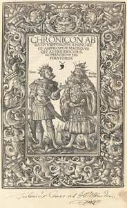 Krönika om abboten i Urspergen av Daniel Hopfer and Burchardus Biberacensis, Provost of Ursperg