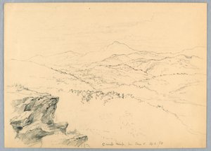 Camels Hump från Stowe, Vermont av Daniel Huntington