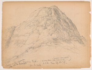 Chocorua Peak från en sydaxel av Daniel Huntington