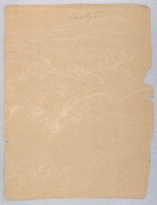 Teckning, Moln, ca 1840 av Daniel Huntington