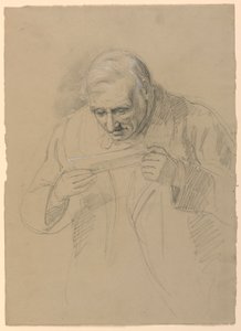 Ritning, Daniel Huntingtons far, 1859 av Daniel Huntington
