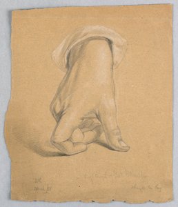 Ritning, General Alexander Hamilto, mars 1851 av Daniel Huntington