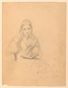 Teckning, Miss Elliot Sittande, 15 maj 1841 av Daniel Huntington