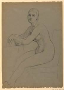 Ritning, Mrs Cortland DePeyster F, 1881 av Daniel Huntington