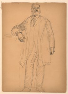 Teckning, president Chester Alan Ar, juni 1886 av Daniel Huntington