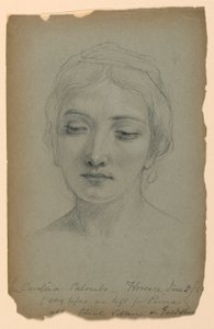 Teckning, Studie till "Guldsmeden", 5 juni 1883 av Daniel Huntington