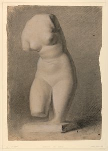 Kvinnlig torso från en gipsgjutning av Daniel Huntington