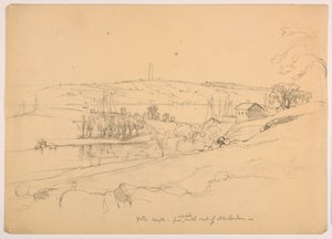 Groton Heights från Hill nordost om New London av Daniel Huntington