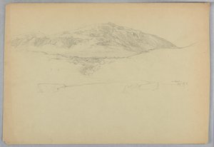Landskapsskiss, Mount Desert, Maine av Daniel Huntington