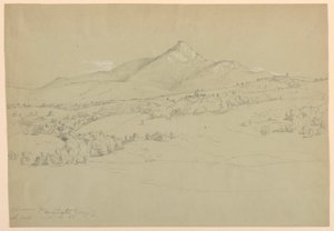 Mount Chocorua från Hill Near Tamworth Village av Daniel Huntington