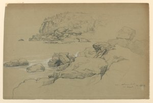 Mount Desert, nära Schooner Head av Daniel Huntington