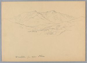 Mount Mansfield från nära Stowe, Vermont av Daniel Huntington