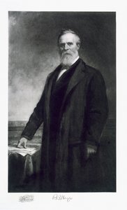 Rutherford B. Hayes, USA:s 19:e president, pub. 1901 (fotogravyr) av Daniel Huntington