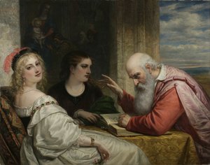 Sår ordet, 1868 (olja på linne)