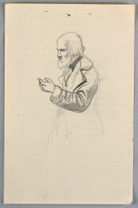 Studie för "Scientific Group" av Daniel Huntington