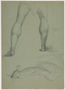 Två partiella anatomiska studier av Daniel Huntington