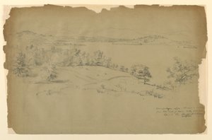 Winnipesaukee Lake, Chocorua på avstånd av Daniel Huntington