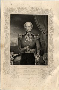 Porträtt av Lord Raglan, 1856 av Daniel John Pound