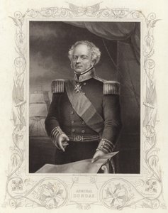 Amiral Dundas (gravyr) av Daniel John. Pound