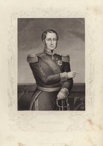 Amiral Havelin (gravyr) av Daniel John. Pound