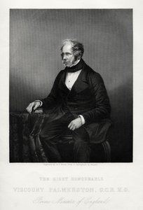 Henry John Temple, 3:e Viscount Palmerston, brittisk statsman, c1880 av Daniel John Pound