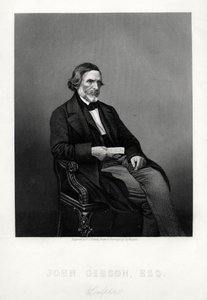 John Gibson, 1790-1866, brittisk skulptör, c1880.