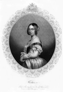 Drottning Victoria, c1850-talet. av Daniel John Pound