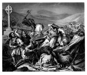 Slaget vid Tours, 732 AD, 1875.