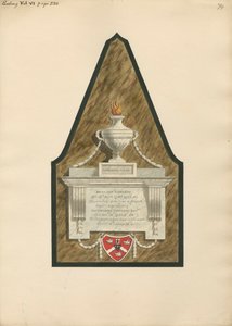 Minnesmärke till Dame Ann Edwards och Sir Thomas Edwards från Ealing Church av Daniel Lysons