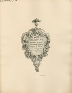 Minnesmärke till John Watt från Enfield Church av Daniel Lysons