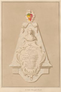 Minnesmärke till Loilliam och Ann Frohock från Stoke Newington Church av Daniel Lysons
