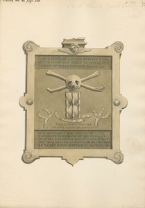 Minnesmärke till Richard Taverner från Ealing Church av Daniel Lysons