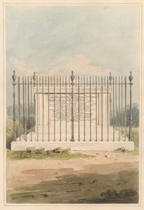 The Environs of London: Tomb of George Earl of Macartney, från Chiswick Churchyard