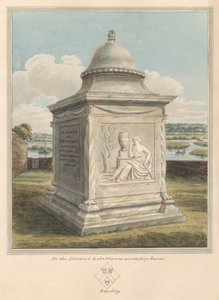 Ann Buckleys grav, från Sunbury Churchyard